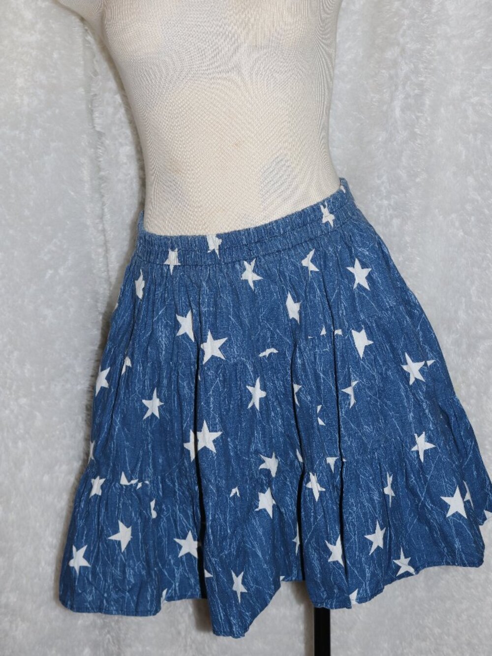 Banjo USA Dallas Texas made vintage short patriotic skirt size medium